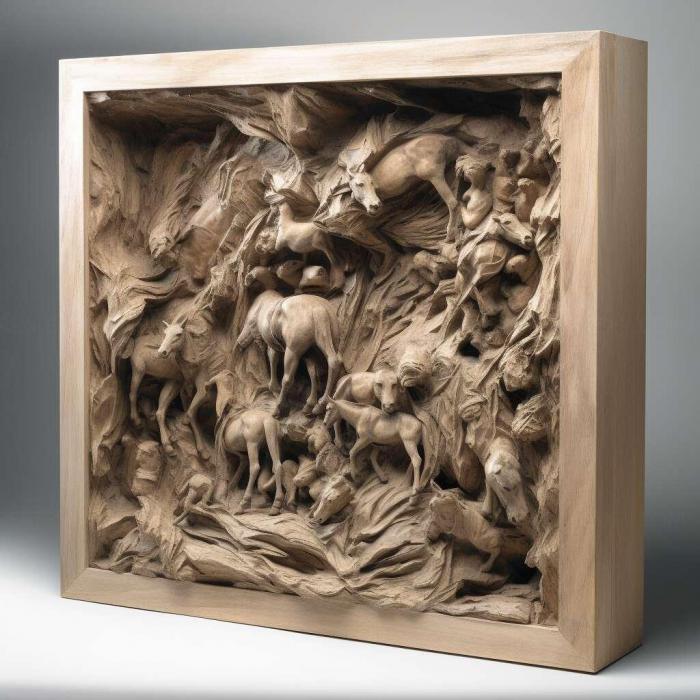 نموذج ثلاثي الأبعاد لآلة CNC 3D Art 